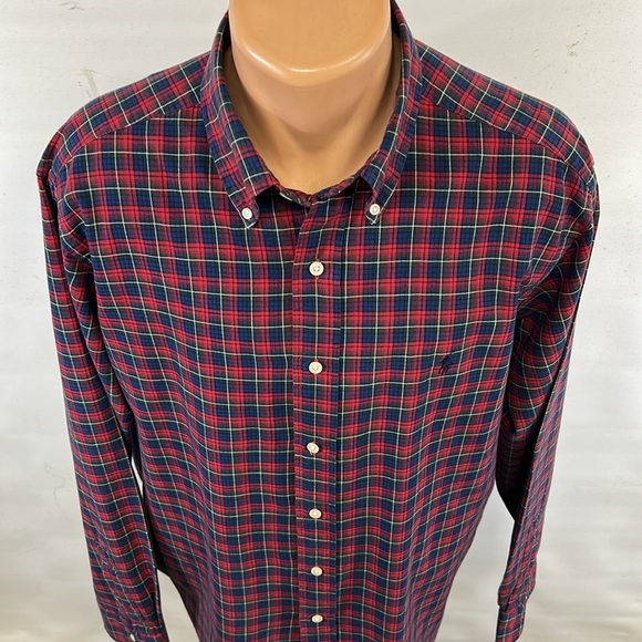 Ralph Lauren long sleeve button down collar shirt.  XL - Picture 3 of 7